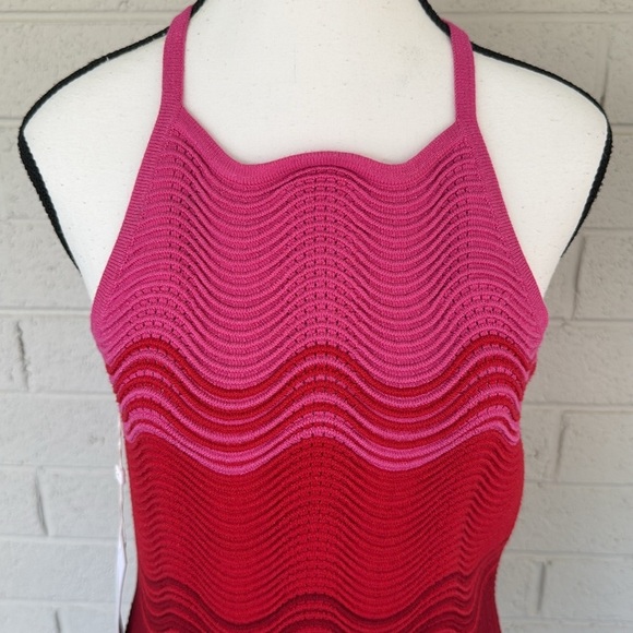 NWT Torn by Ronny Kobo Hope Dress in Red Multi, M - Picture 3 of 16